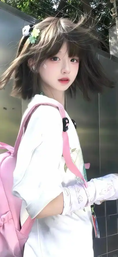 4k发夹壁纸 - 户外 - 清纯 - 甜美「哲风壁纸」