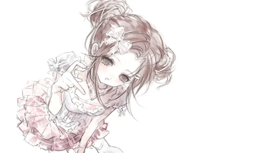 4k少女壁纸 - 萌 - 手绘 - 可爱「哲风壁纸」