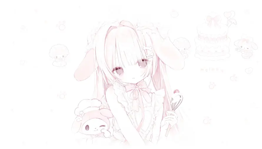 4k长发壁纸 - 萌 - 日系 - 少女「哲风壁纸」