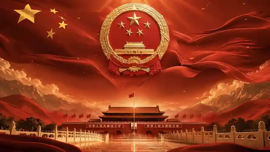4k建筑壁纸 - 北京 - 红色 - 壁纸「哲风壁纸」