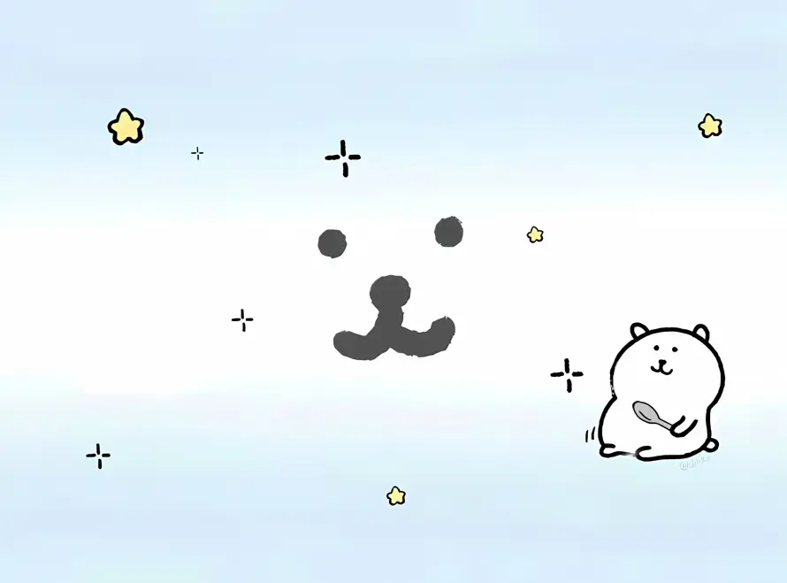 4k卡通壁纸 - 可爱 - 手绘 - 星星「哲风壁纸」
