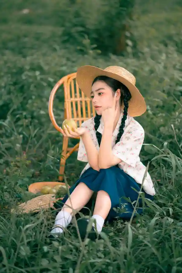 4k少女壁纸 - 户外 - 柠檬 - 清新「哲风壁纸」