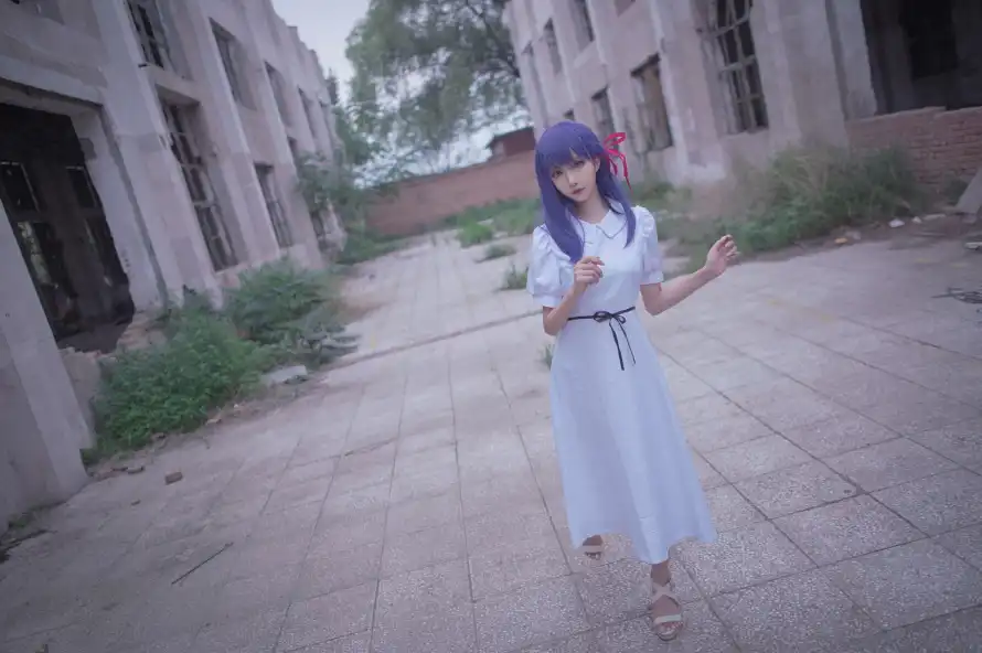 4k凉鞋壁纸 - 少女 - 户外 - 红发饰「哲风壁纸」