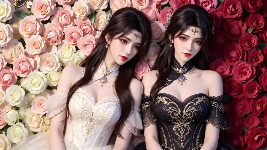 6k同人壁纸-二次元与玄衣-国漫女神热门的壁纸「哲风壁纸」