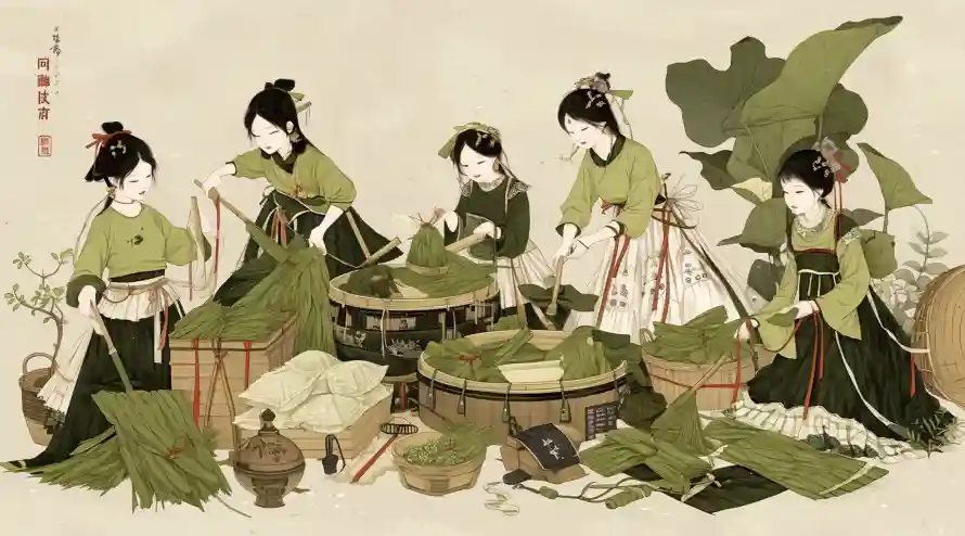 4k仕女壁纸 - 古典 - 古风 - 国风「哲风壁纸」