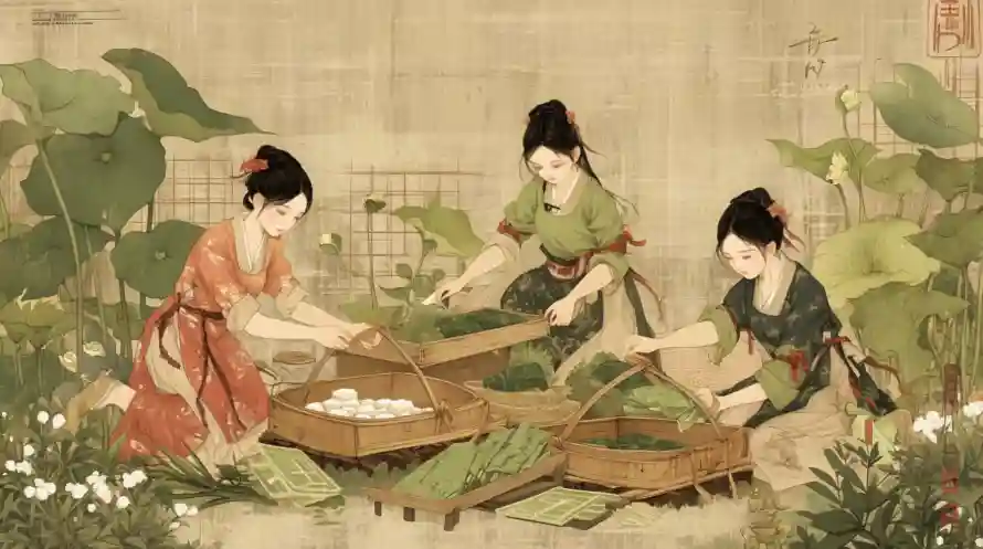 4k仕女壁纸 - 古风 - 国风 - 插画「哲风壁纸」