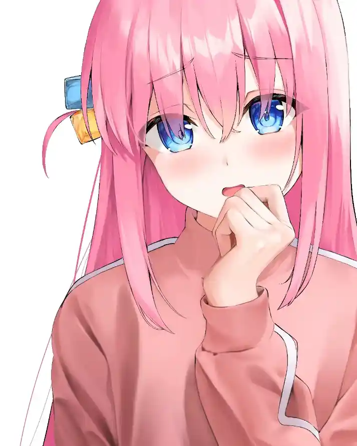 4k害羞壁纸 - 少女 - 托腮 - 日系「哲风壁纸」