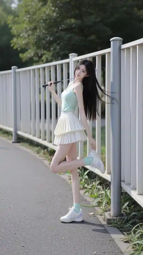 4k夏日壁纸 - 好看 - 户外 - 栏杆「哲风壁纸」