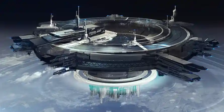 2k云层壁纸-空间站与太空-人造建筑热门的壁纸「哲风壁纸」