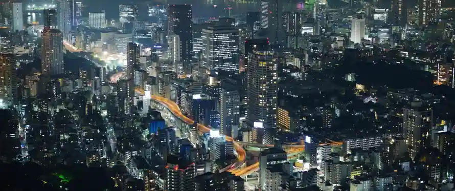 4k俯瞰壁纸 - 城市 - 夜晚 - 夜景「哲风壁纸」 4k俯瞰壁纸 - 城市 - 夜晚 - 夜景「哲风壁纸」