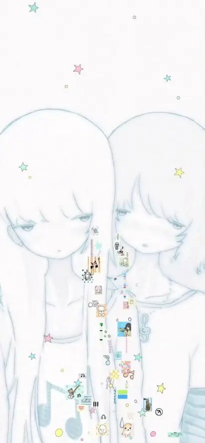 4k少女壁纸 - 手绘 - 插画 - 星星「哲风壁纸」