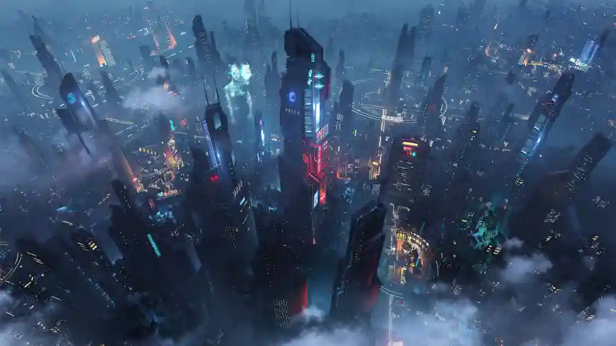 4k云雾壁纸 - 夜景 - 灯光 - 霓虹「哲风壁纸」 4k云雾壁纸 - 夜景 - 灯光 - 霓虹「哲风壁纸」