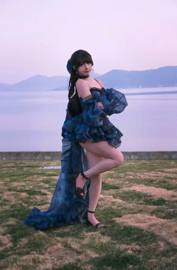 4k户外壁纸 - 湖泊 - 湖边 - 美女「哲风壁纸」