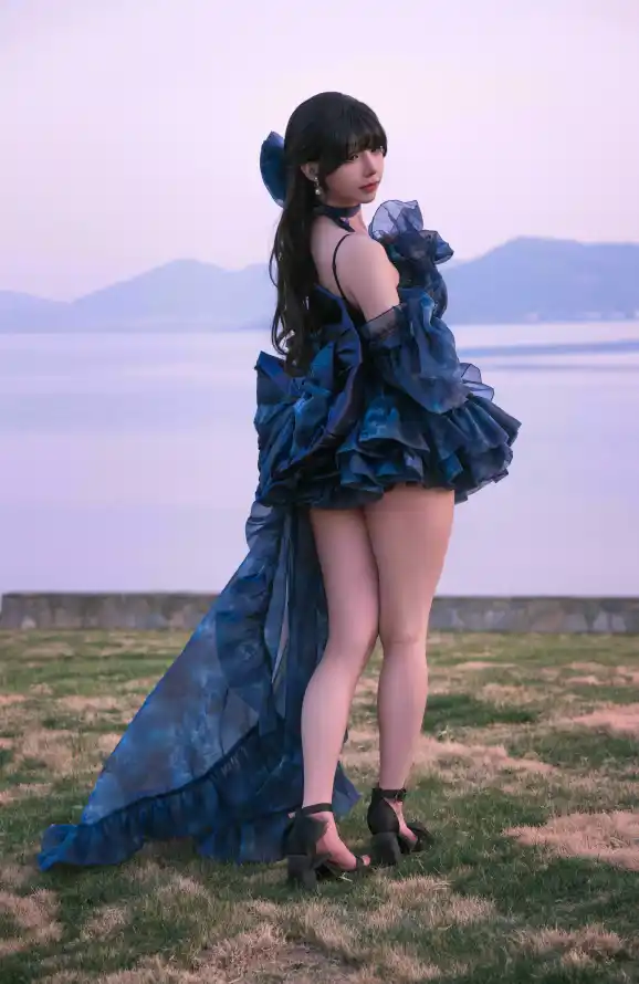 4k户外壁纸 - 湖水 - 湖边 - 美女「哲风壁纸」