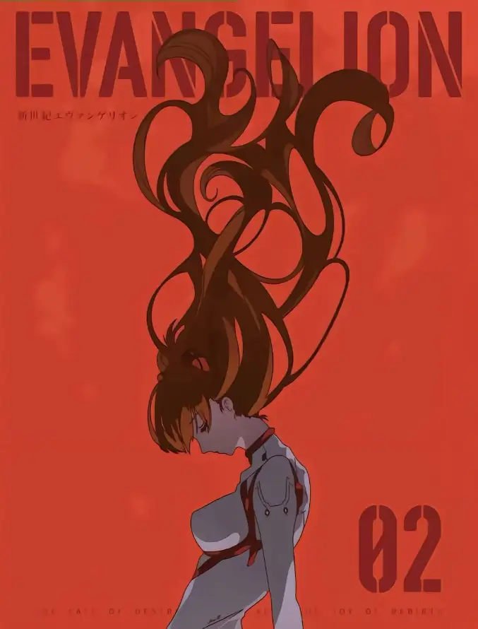 4k侧身壁纸 - 红色 - eva - 二次元「哲风壁纸」