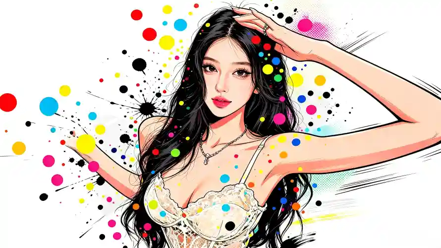 4k吊带壁纸 - 好看 - 手绘 - 插画「哲风壁纸」