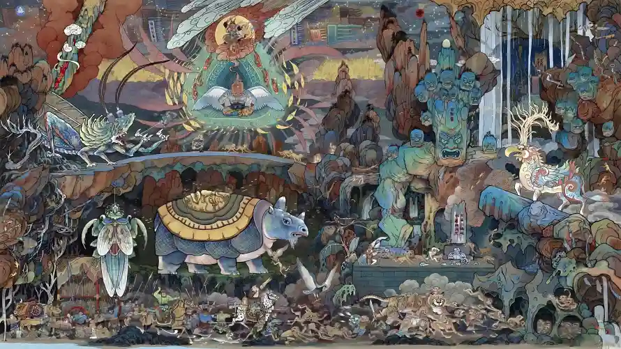 4k4K壁纸 - 仙侠 - 国风 - 壁画「哲风壁纸」 4k4K壁纸 - 仙侠 - 国风 - 壁画「哲风壁纸」