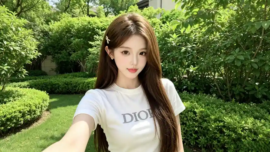 4k好看壁纸 - 少女 - 户外 - 甜美「哲风壁纸」