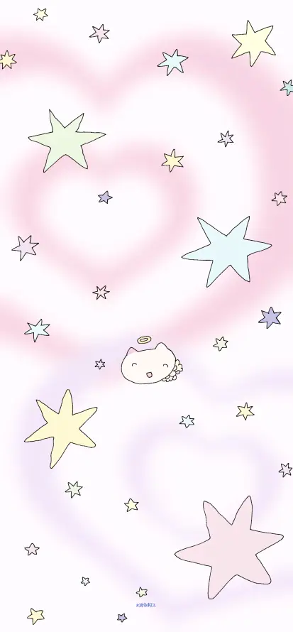 4k卡通壁纸 - 可爱 - 星星 - 梦幻「哲风壁纸」