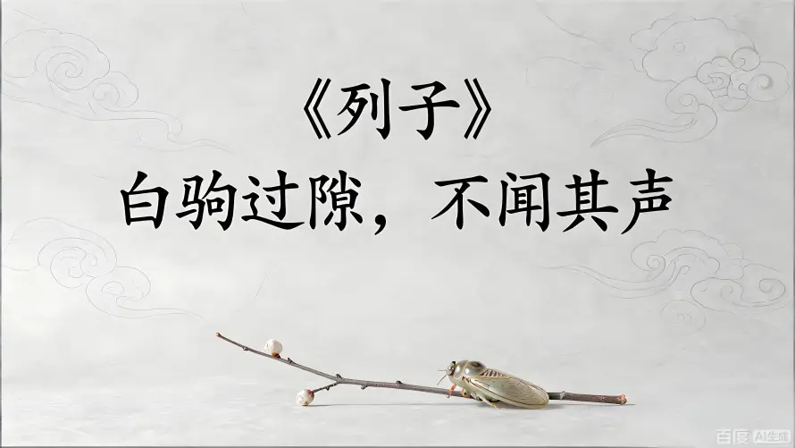 5k列子壁纸-干树枝壁纸和古文-白驹过隙壁纸推荐「哲风壁纸」