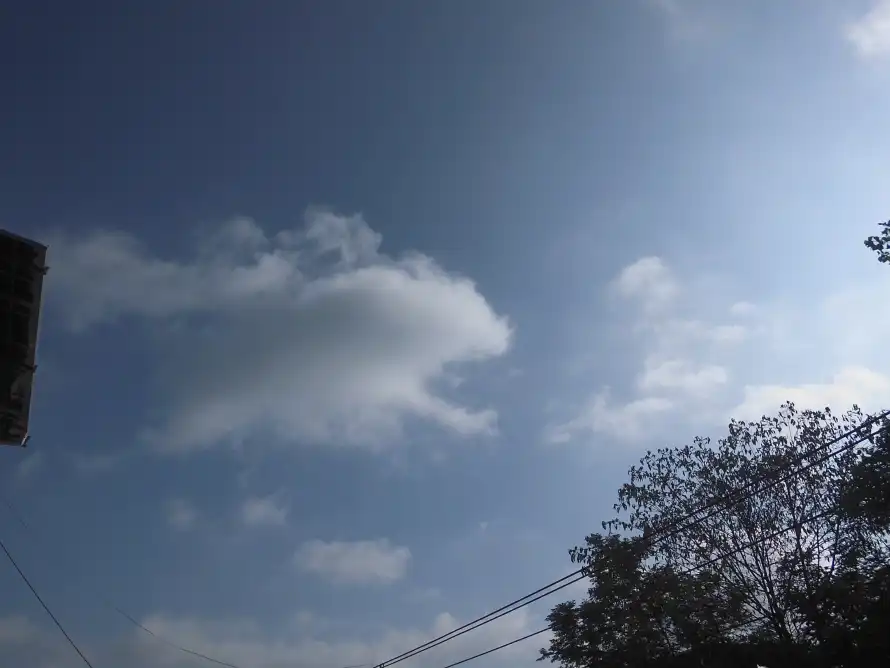 4k云朵壁纸 - 树 - 天空 - 建筑「哲风壁纸」