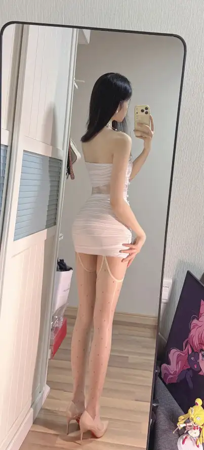 4k居家壁纸 - 美女 - 长发 - 包臀裙「哲风壁纸」