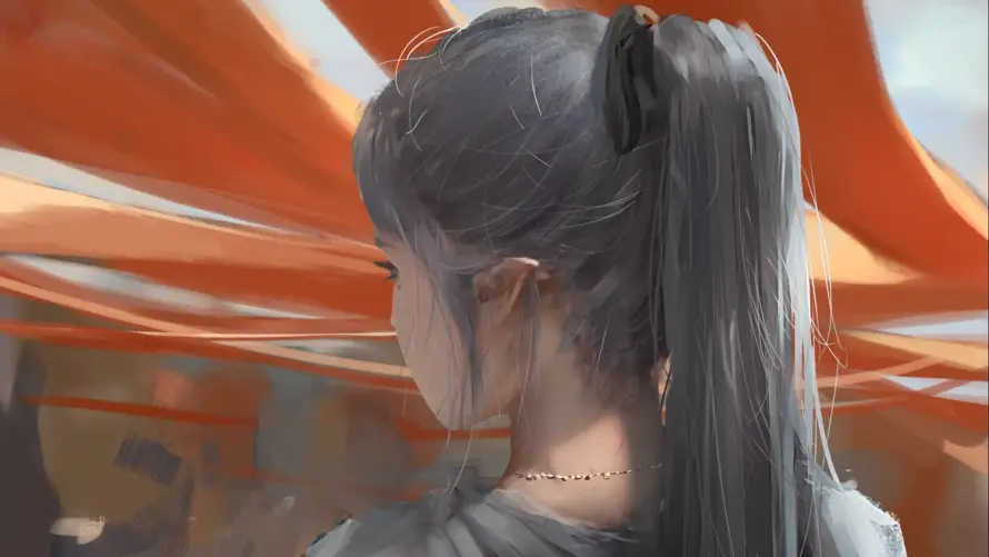 4k侧脸壁纸 - 插画 - 鬼刀 - 二次元「哲风壁纸」