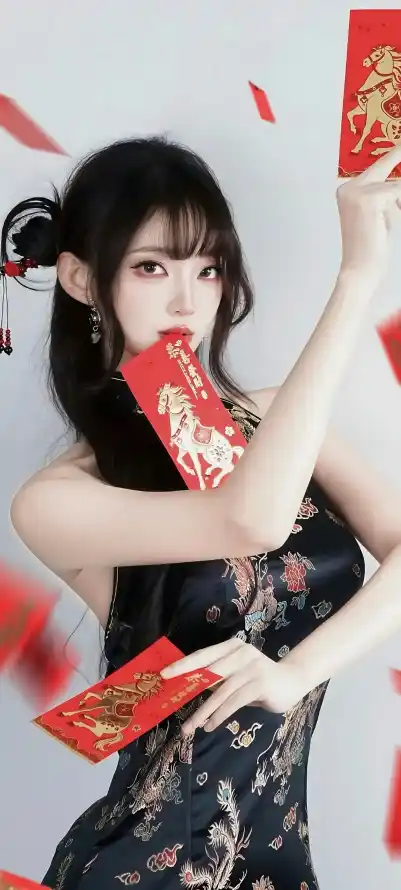 4k佳人壁纸 - 养眼 - 新年 - 旗袍「哲风壁纸」
