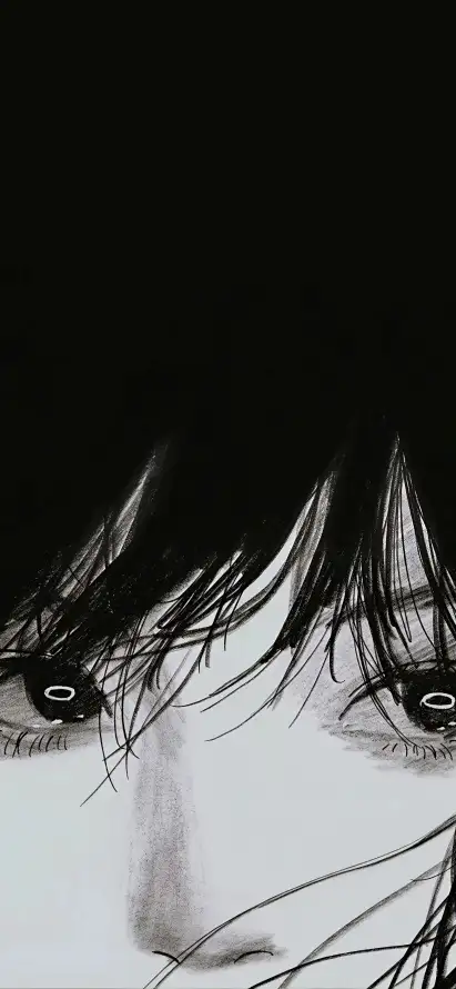 4k凌乱壁纸 - 发丝 - 手绘 - 插画「哲风壁纸」