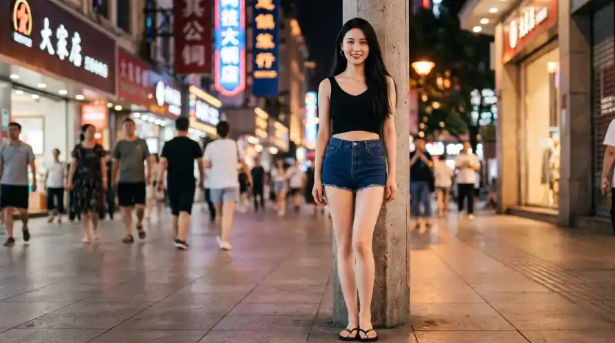 6k夜景壁纸-人字拖与微笑-成熟稳重免费下载「哲风壁纸」
