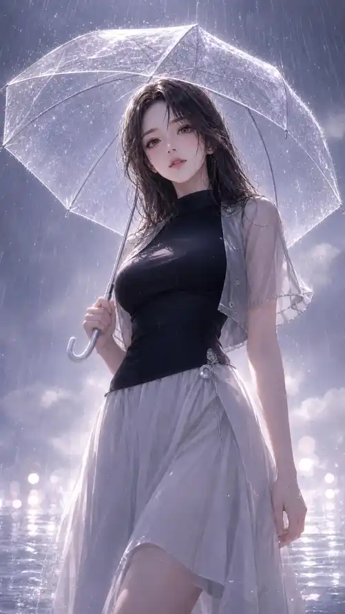4k好看壁纸 - 手机 - 水面 - 长裙「哲风壁纸」