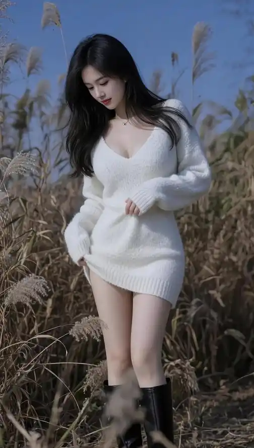 4k好看壁纸 - 户外 - 红唇 - 美女「哲风壁纸」