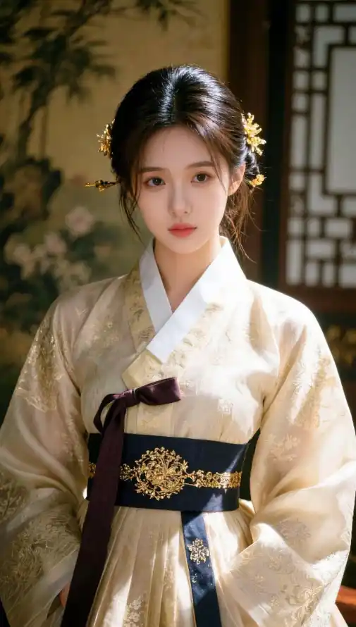 4k发饰壁纸 - 古装 - 古风 - 少女「哲风壁纸」