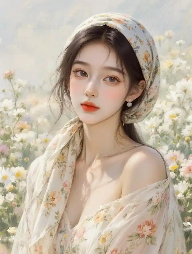 4k少女壁纸 - 暖调 - 清新 - 红唇「哲风壁纸」