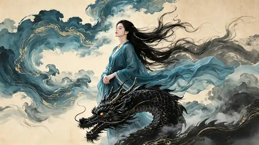 4k古风壁纸 - 国风 - 女子 - 好看「哲风壁纸」