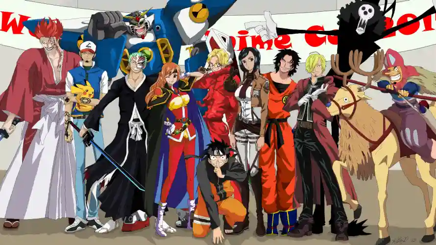 4k三笠壁纸-二次元与乔巴-动漫群像壁纸分享「哲风壁纸」