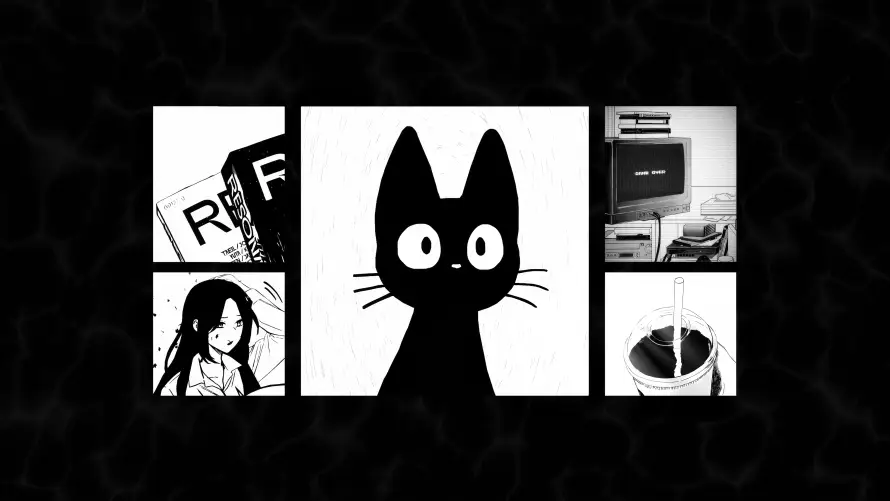 4k卡通壁纸-拼贴画与插画-漫画少女热门的壁纸「哲风壁纸」