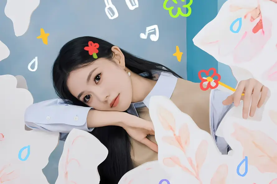4k少女壁纸 - 托腮 - 明星 - 星星「哲风壁纸」