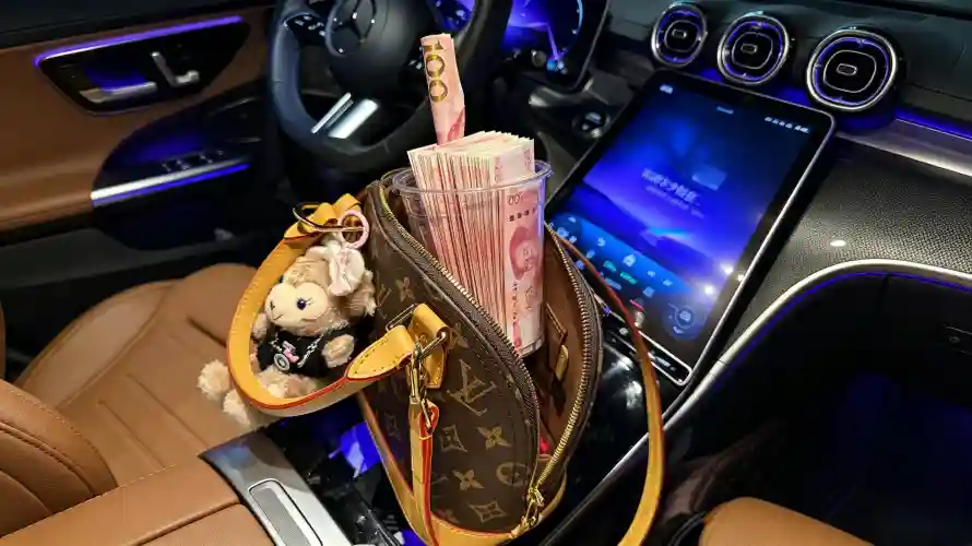 3k现金壁纸-中控屏和轻奢-奢侈品包热门的壁纸「哲风壁纸」