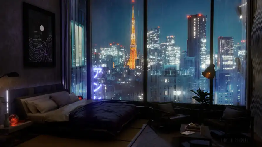 4k卧室壁纸 - 城市 - 夜景 - 室内「哲风壁纸」 4k卧室壁纸 - 城市 - 夜景 - 室内「哲风壁纸」