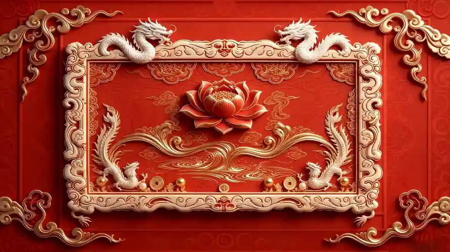 3k喜庆壁纸-中国风与国风-传统纹样热门的壁纸「哲风壁纸」