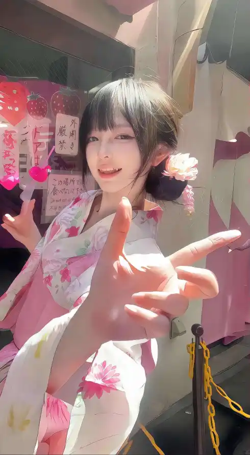 4k短发壁纸 - 和服 - 浴衣 - 日系「哲风壁纸」