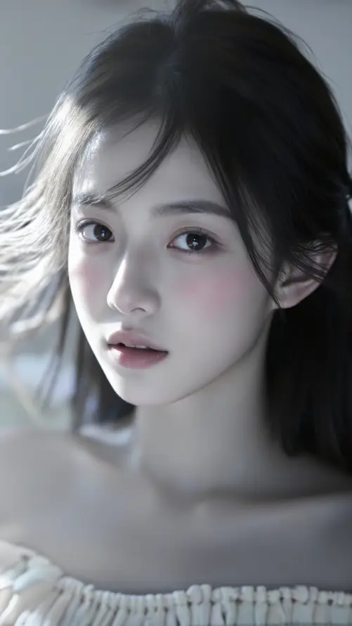 4k人像壁纸 - 光影 - 淡妆 - 温柔「哲风壁纸」
