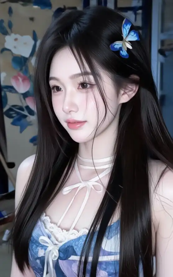 4k中式壁纸 - 少女 - 美女 - 长发「哲风壁纸」