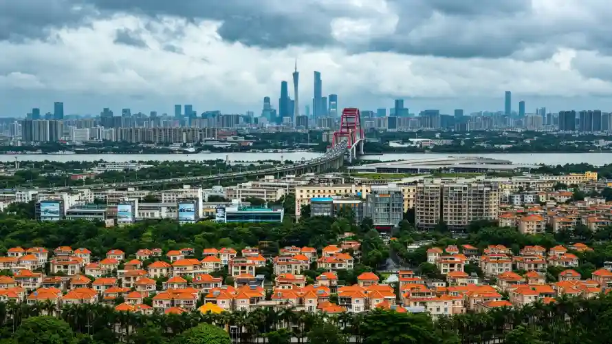 4k广州壁纸 - 江景 - 珠江 - 绿植「哲风壁纸」