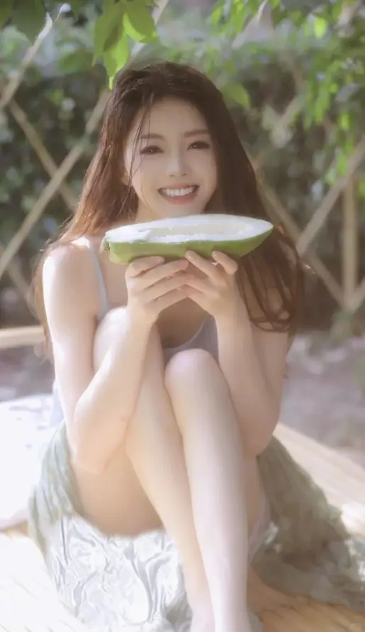 4k夏日壁纸 - 少女 - 微笑 - 户外「哲风壁纸」