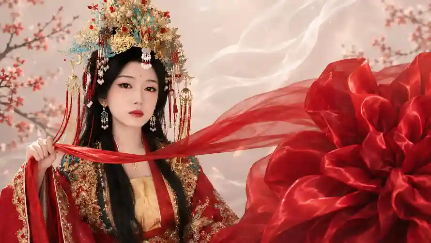 4k凤冠壁纸 - 古风 - 国风 - 头饰「哲风壁纸」