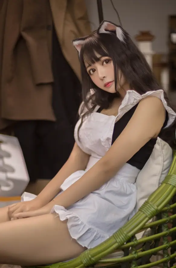 4k制服壁纸 - 围裙 - 女仆 - 室内「哲风壁纸」