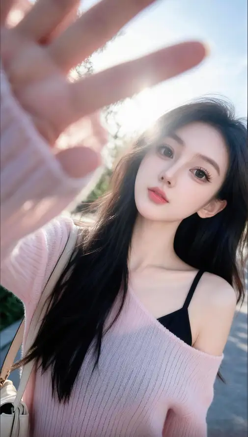 4k好看壁纸 - 少女 - 户外 - 手机「哲风壁纸」