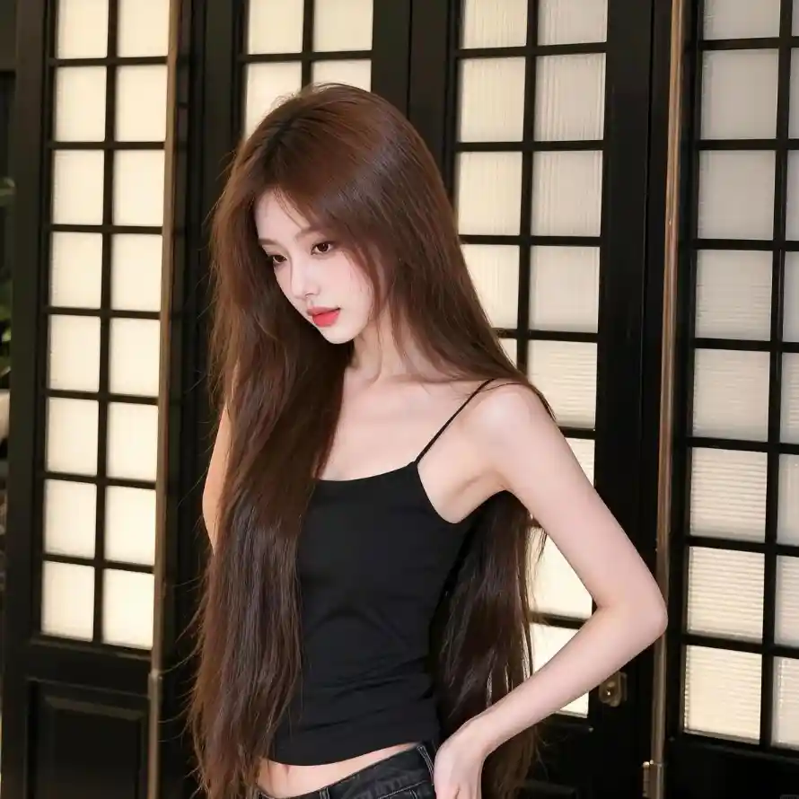 4k好看壁纸 - 穿搭 - 红唇 - 美女「哲风壁纸」